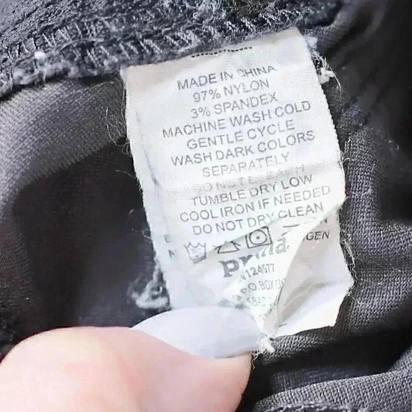 Prana Zion Gray Cargo Shorts Large x 12" inseam M3STRE110 smoke color - Picture 11 of 11